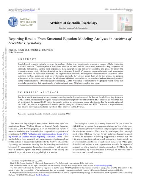 how to report structural equation modeling results|(PDF) Reporting Structural Equation Modeling and .